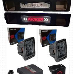GMC SIERRA CHEVY SILVERADO 2019-2025 Bass Package Kicker Audio Custom Box