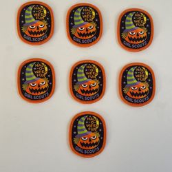 7 Girl Scout Patches Halloween Fun