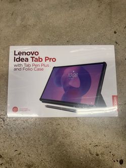 Lenovo Idea Tab Pro with Tab Pen Plus and Folio Case