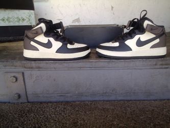 Af1 custom mocha mids size 7.5