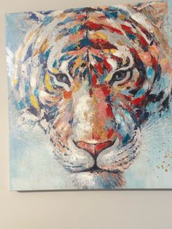 Vibrant Hand Painted Canvas Wall Art