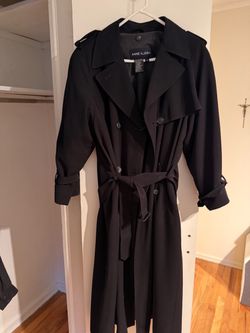 Anne Klein II Black Trench Coat