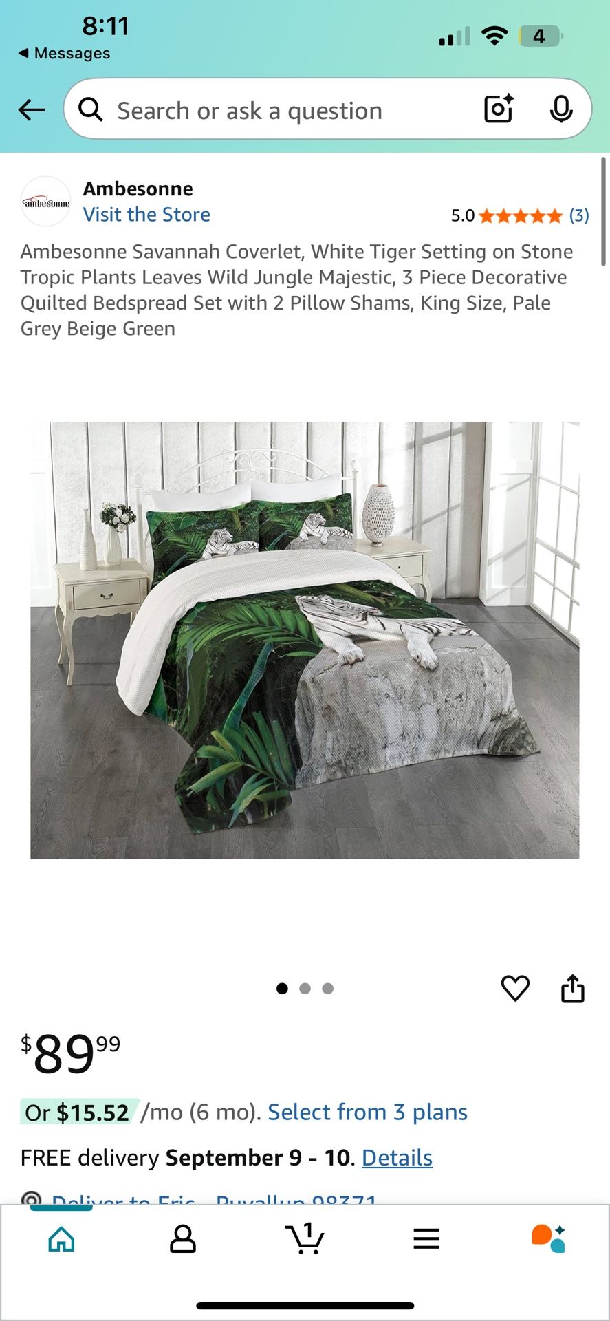 Decorative Quilted Bedspread Set