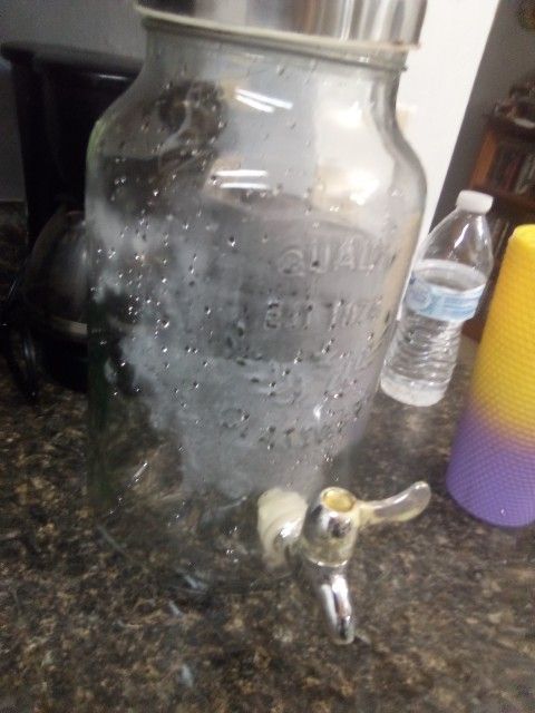 GlassMason Drinking Jug