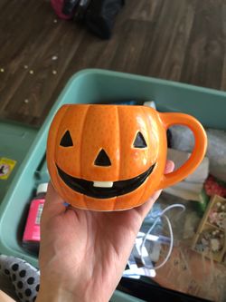 Antique Halloween mug