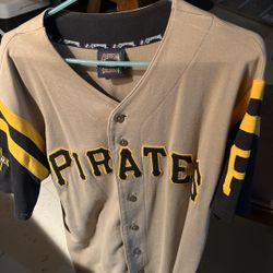 vintage retro pittsburgh pirates mlb baseball cooperstown jersey 
