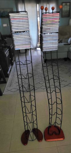 2 cd storage towers