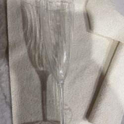 Plastic Champagne Flutes