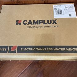 Camplux TE05 Electric Tankless Water Heater 4.5kW 120V White NEW Sealed