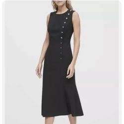 Banana Republic Button Down Black Midi Dress- Size 12 NWT for Sale in West  New York, NJ - OfferUp