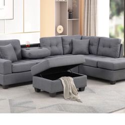 Sectional 3pc Set Brand New In Box