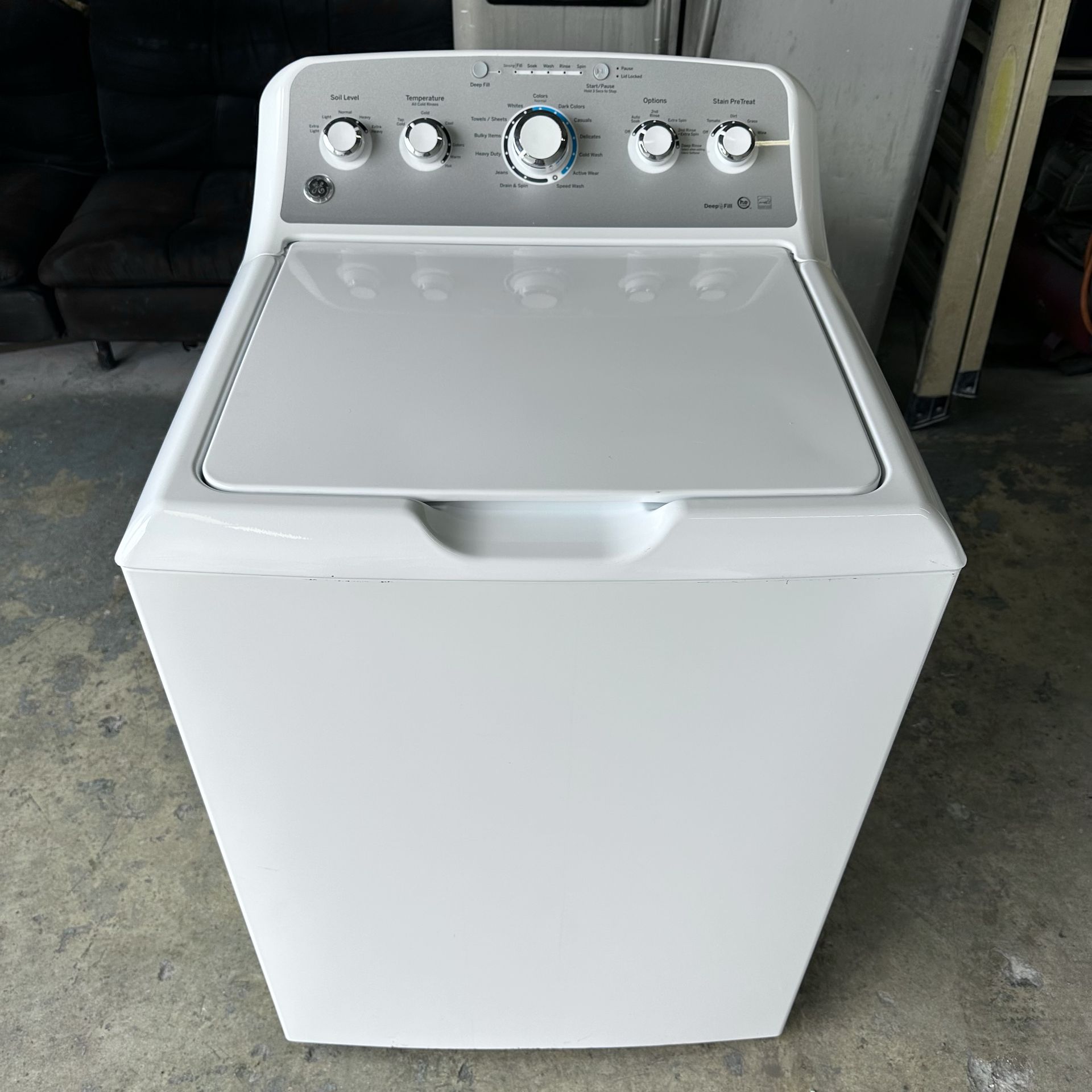 Washer GE 4.8 cf (FREE DELIVERY & INSTALLATION) 2 months warranty