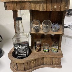 Mini Wooden Bar