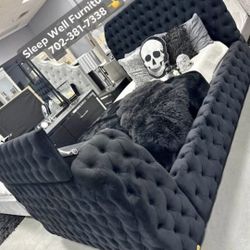 ✨️ King, Cal King, Queen Bed Frame ✨️ Furniture Sectionals, Bedrooms, Dining Avail 