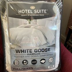 White Goose Feather & Down Comforter 