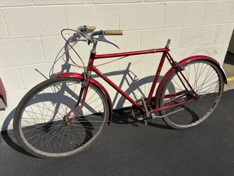 Vintage Red Road Bicycle