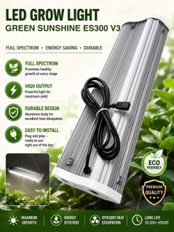 ✨Electric Sky ES300 V3 LED Grow Light Green Sunshine Company 350W