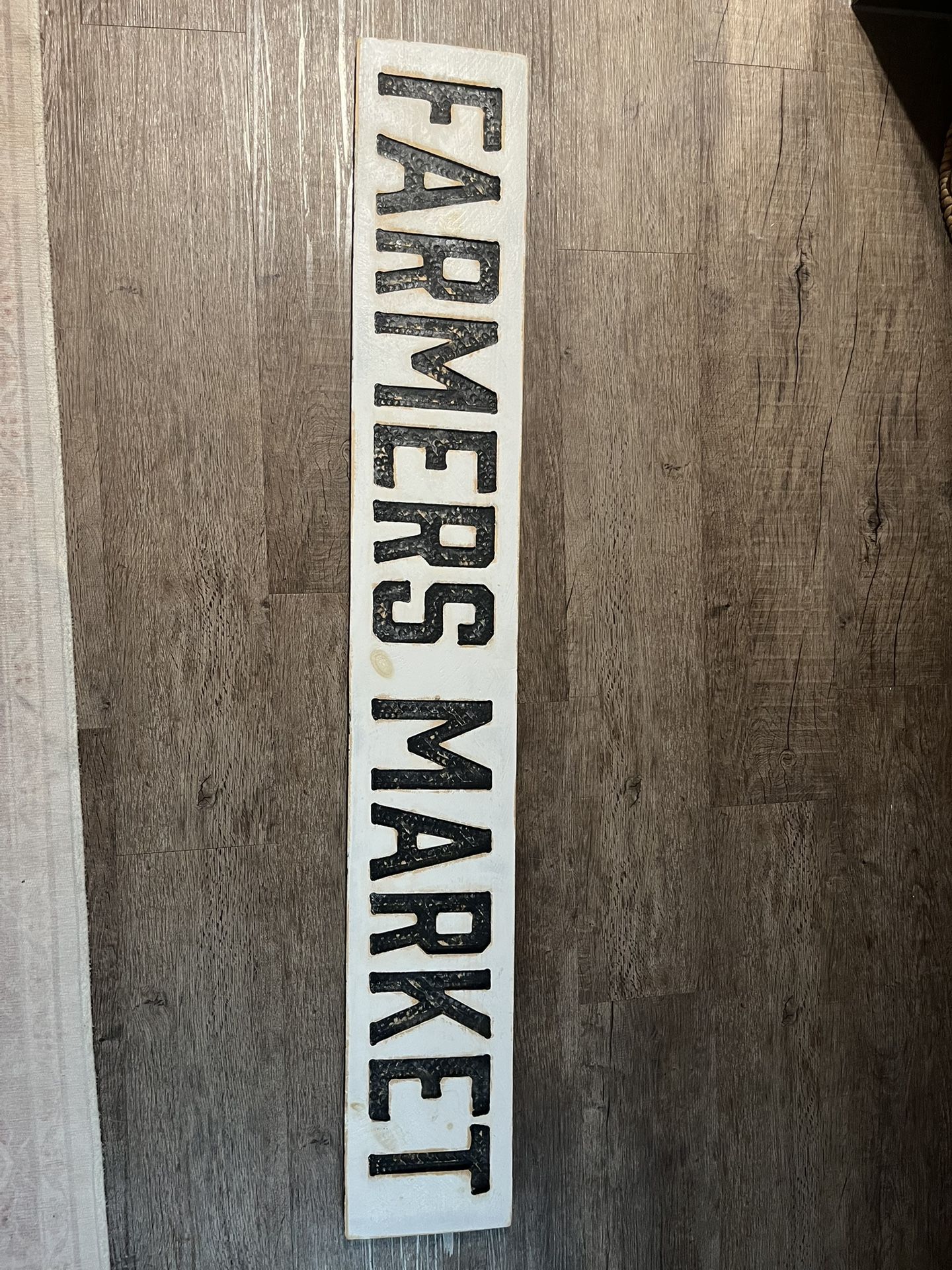 Farmers Market Wood Sign