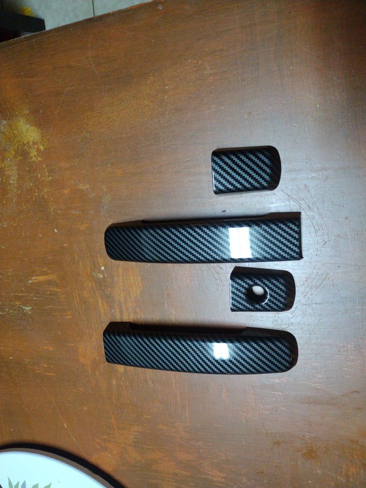Nissan Carbon Fiber Style Side Door Handle Cover