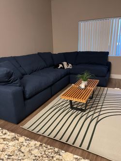Dream Navy 5 Piece Modular Sectional Couch