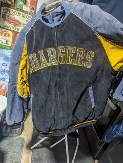 Vintage Chargers Suede Jacket