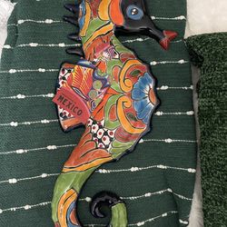 Mexican Pottery Seahorse