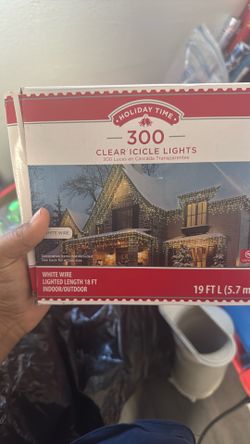 Brand new one pack, icicle lights