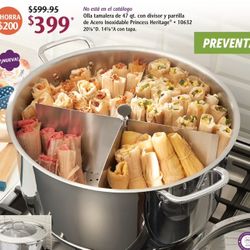 47 qt. tamale pot. with grill and divider.