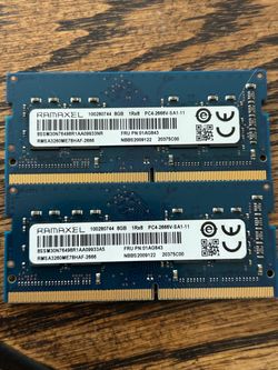 16GB (2x8GB) DDR4 2666MHz Laptop RAM – Ramaxel