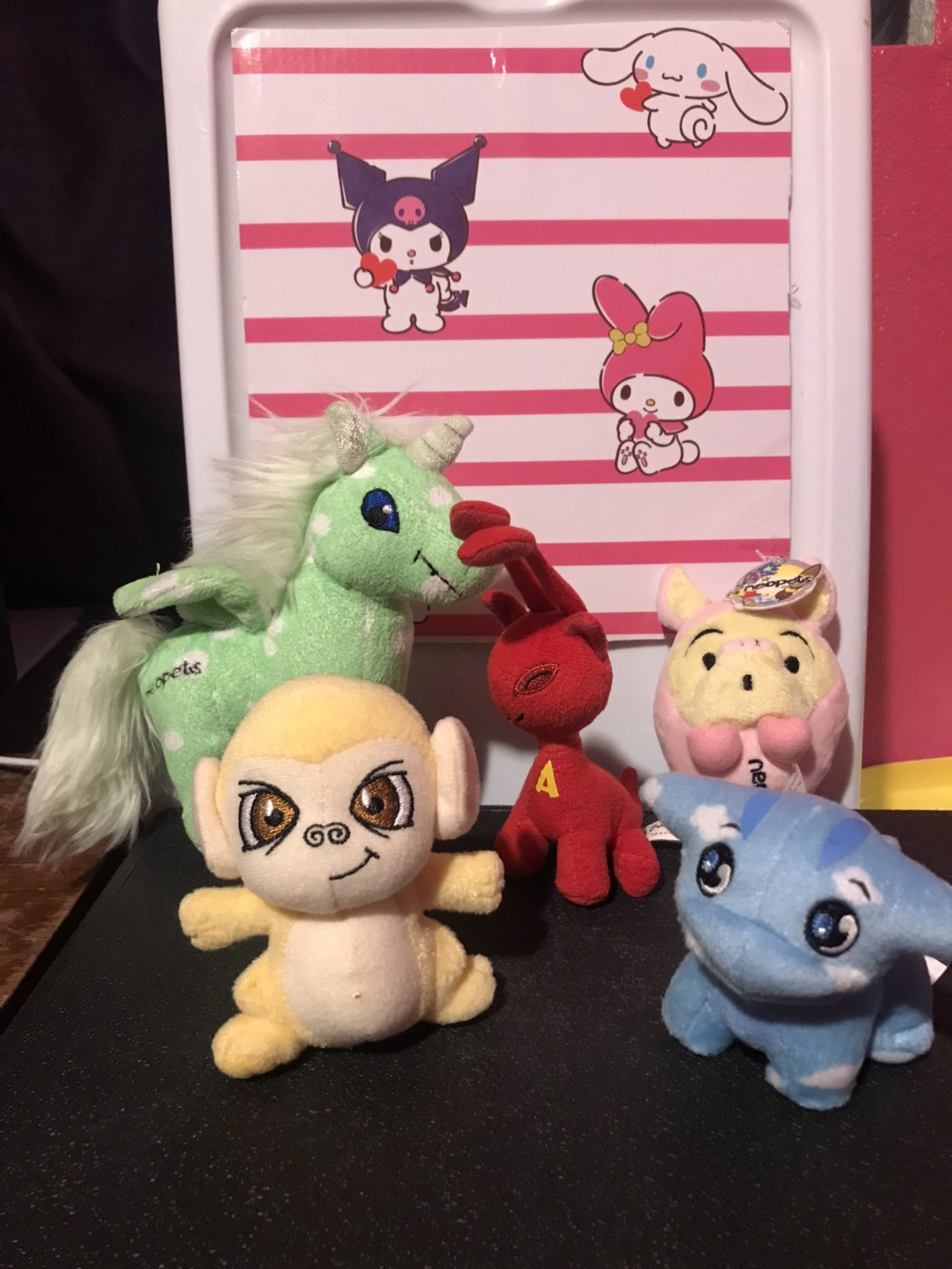 Neopets: Vintage Collectible Plushies Lot of 5pcs. $20