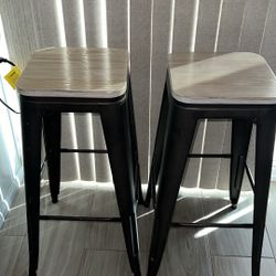 4 Metal Bars Stool $85 !!!!
