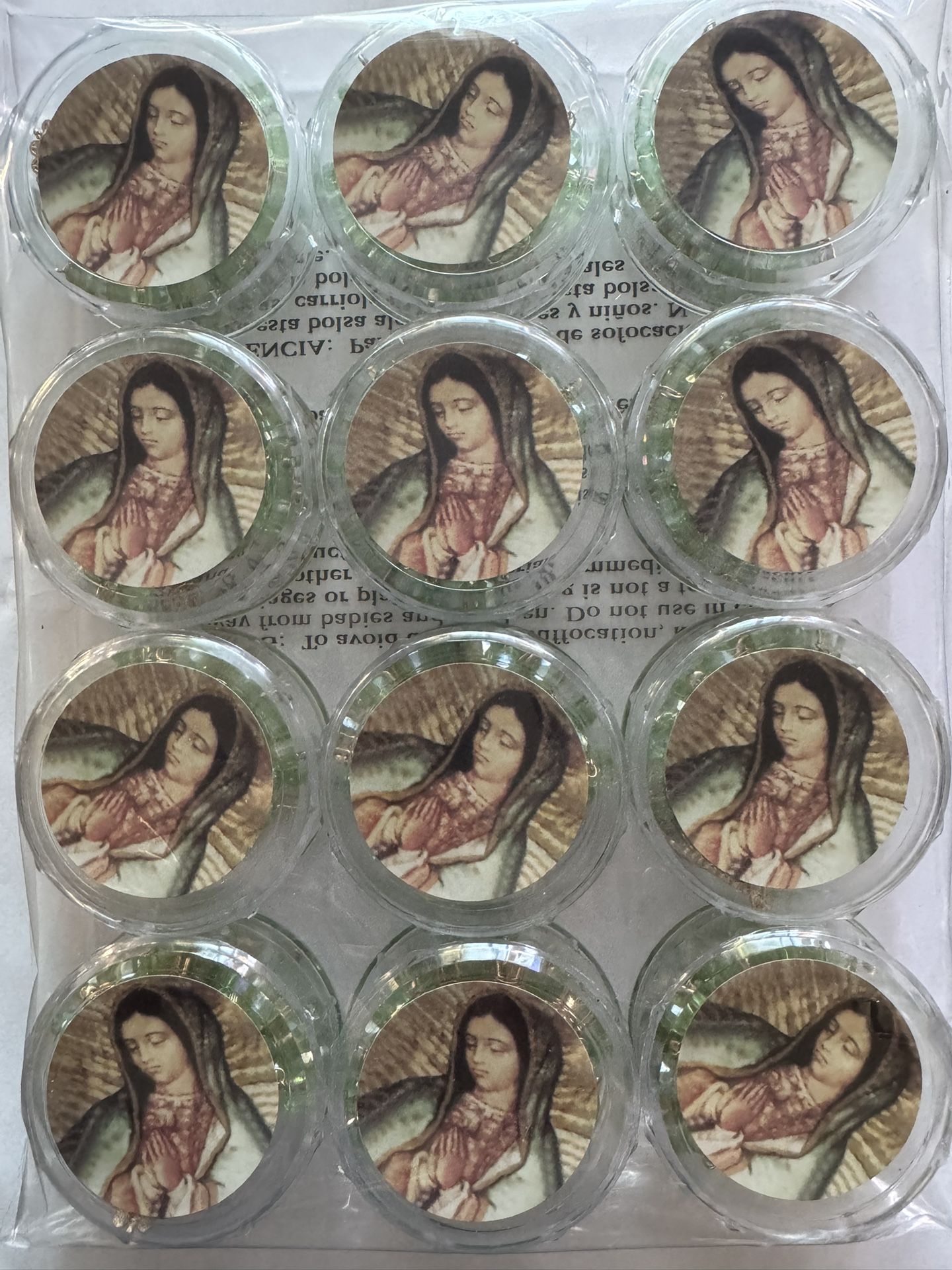 Docena De Rosarios De La Virgen De Guadalupe