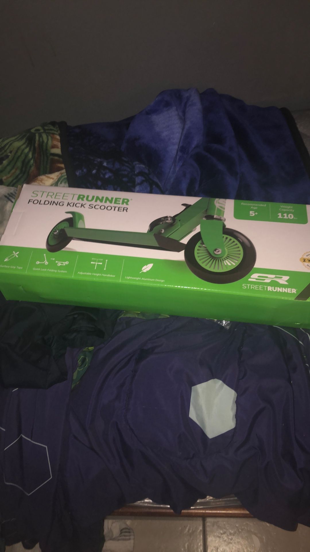 *NEW* Street Runner Folding Kick Scooter Ages 5 And Up