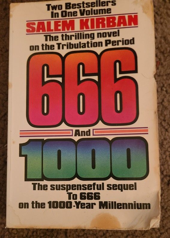 666 And 1000 Two RARE Best Sellers In One By Salem https://offerup.com/redirect/?o=S2lyYmFuLkJvb2s= on Religion, Bible,Rapture Revelation. East, west