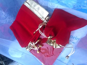 20 Mini Santa’s gift Xmas bags( great for gift cards or candy) even for jewelry or as perfumed sachets