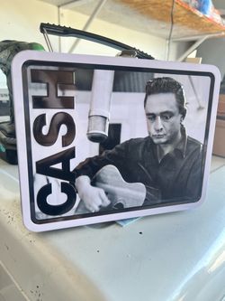 Johnny Cash Metal Tin Lunch Box