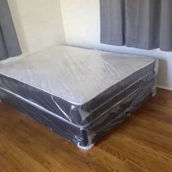 NEW Mattress Full Size With Box Spring // Offer  🚚