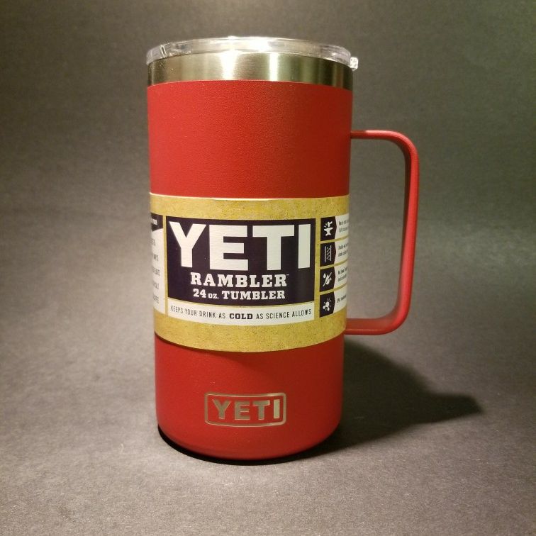 Yeti Rescue Red 24 Oz Mug/SOLD OUT ONLINE/RARE/BEER/EXCLUSIVE/LIMITED  EDITION