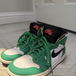 Jordan 1 Retro High Lucky Green Size 7