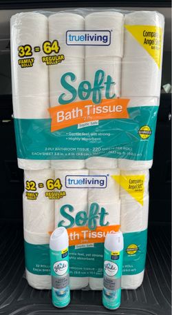Soft toilet paper