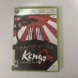 Kengo Legend of the 9 (Microsoft Xbox 360, 2007) Complete CIB RARE