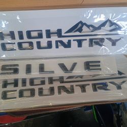 Silverado Black Out Emblems