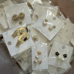 Earrings wholesale-65 pairs