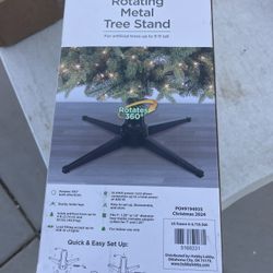Rotating Metal Tree Stand 