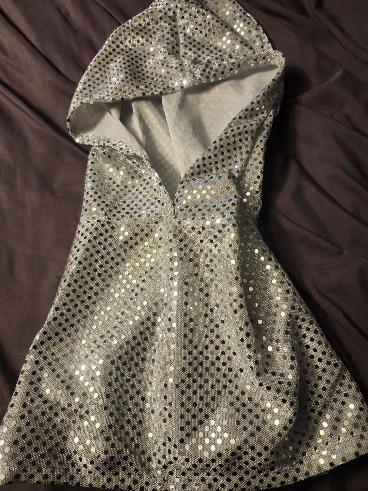 Sequin Head Hoodie One Size