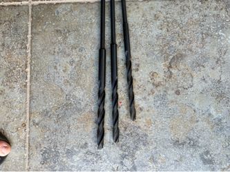 3-piece 25” L Wood Bits 1/2”  9/16” 5/8”