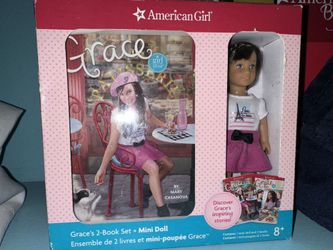 Mini American Girl Doll Grace w/Book