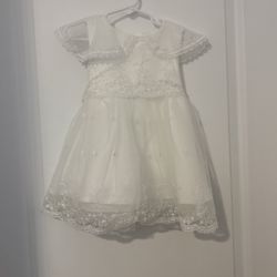 12-18 Month White Dress