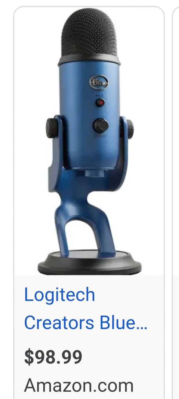 Blue pc microphone excellent condition $40