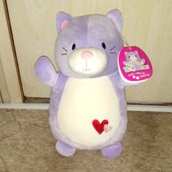 Retired Squishmallow 🆕 With Tags Valentine's Day Cat 🐈 Frank! 💞
